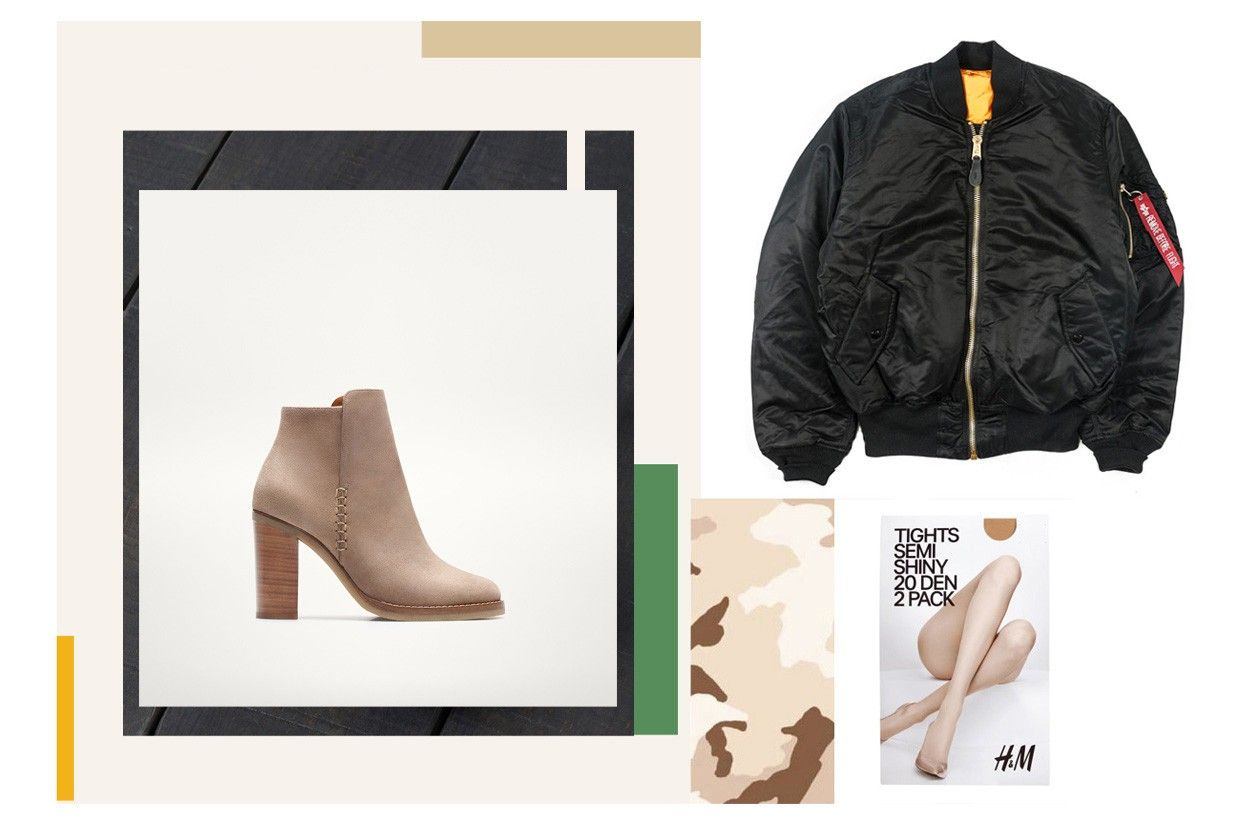 jakna: ALPHA INDUSTRIES, čizme: MASSIMO DUTTI, čarape: H&M